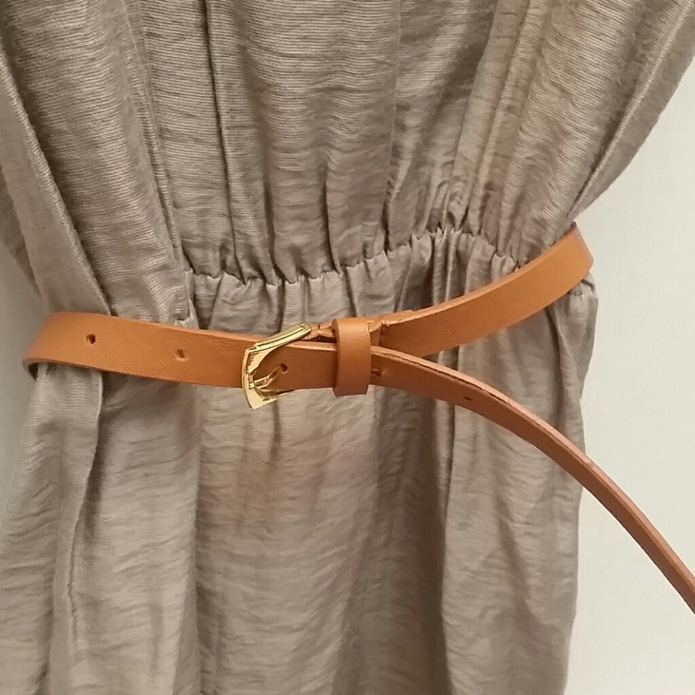 Mango Basics Belted Sleeveless Shirt Dress View 5